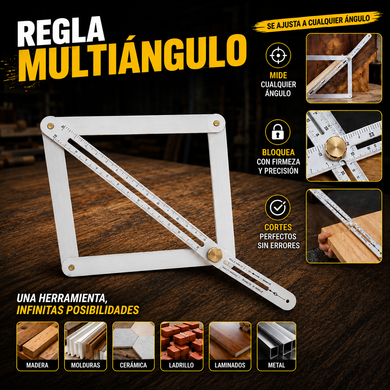REGLA MULTIÁNGULO PRO